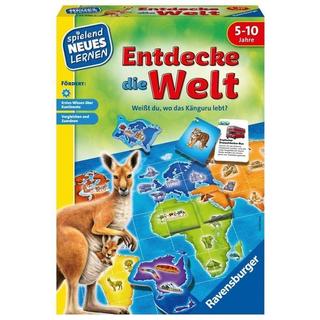 Ravensburger  Ravensburger 24990 - Entdecke die Welt - Spielen und Lernen für Kinder, Lernspiel für Kinder von 5-10 Jahren, Spielend Neues Lernen für 2-4 Spieler 