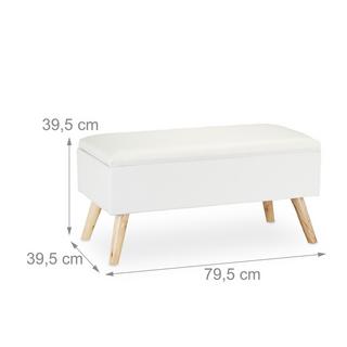 Northix Weiche Bank mit Stauraum  