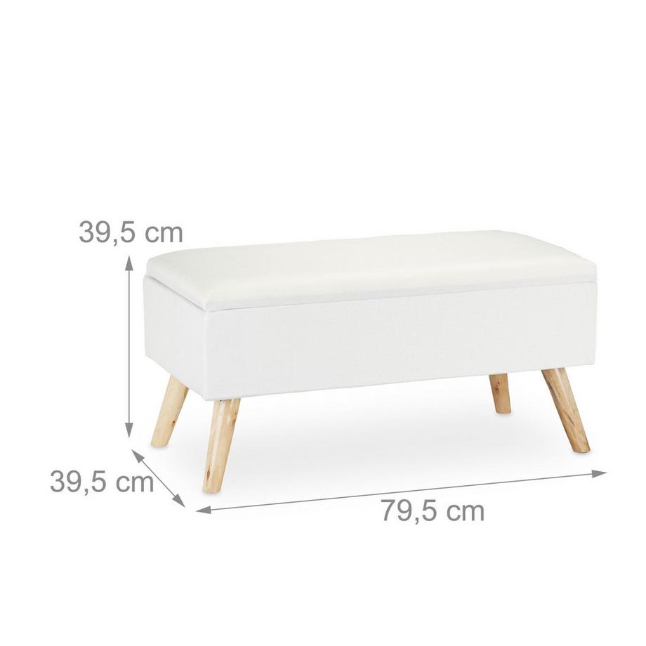 Northix Weiche Bank mit Stauraum  