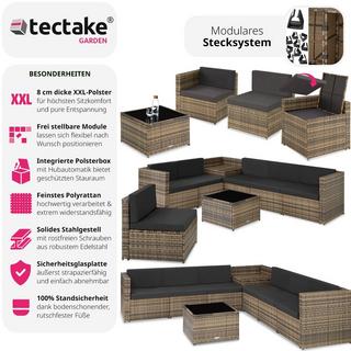 Tectake Salottino in rattan Verona  