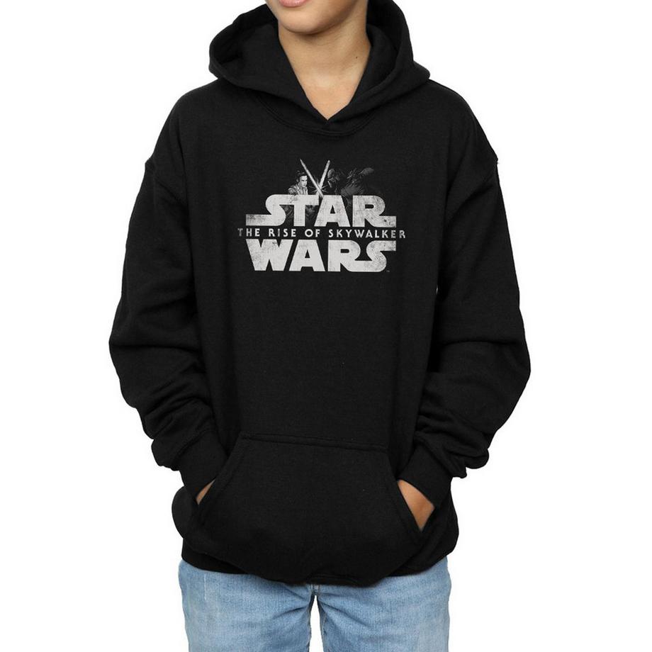 STAR WARS  Felpa Con Cappuccio Rey E Kylo Battaglia 