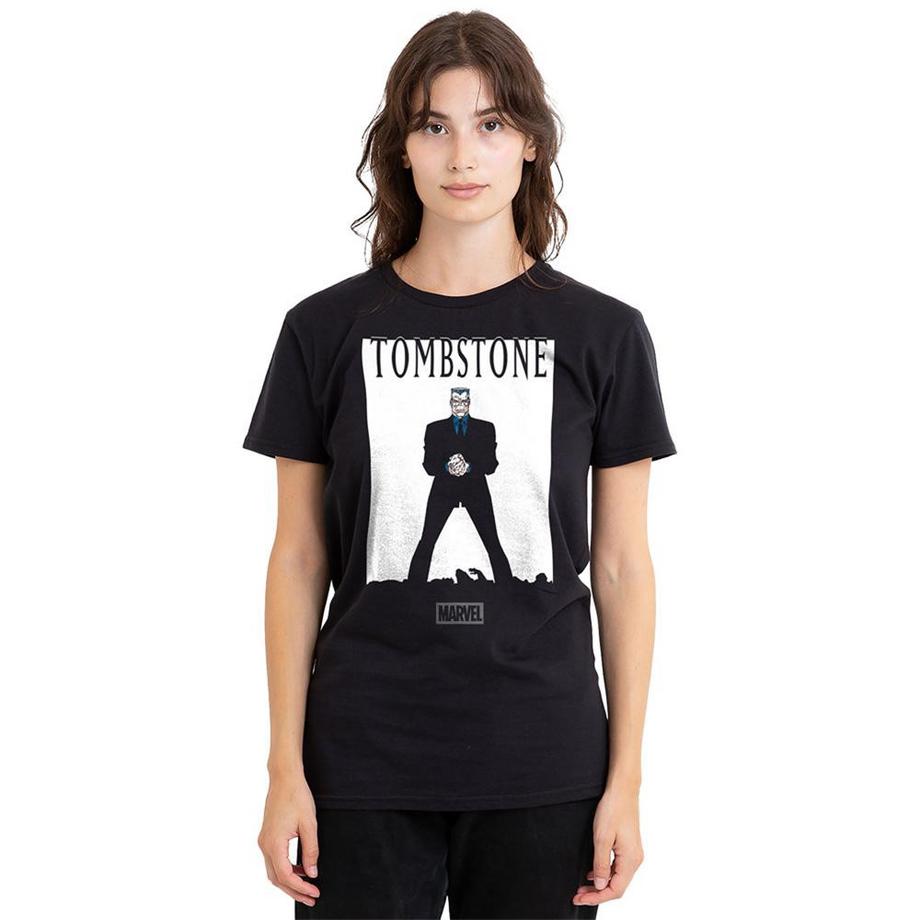 Marvel Comics T-Shirt Manches Longues Imprimé Tombstone  