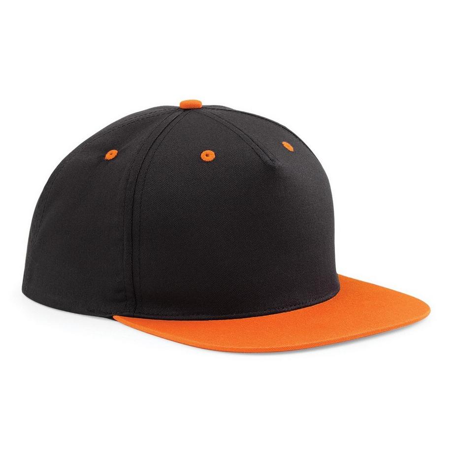 Beechfield 5 Panel Kontrast Snapback Kappe  