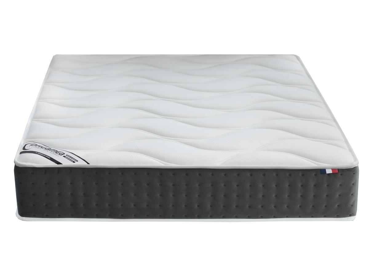 Vente-unique Matelas 140 x 190 cm ressorts ensachés 7 zones et mémoire de forme ép.25cm - TIAMAT de DREAMEA  