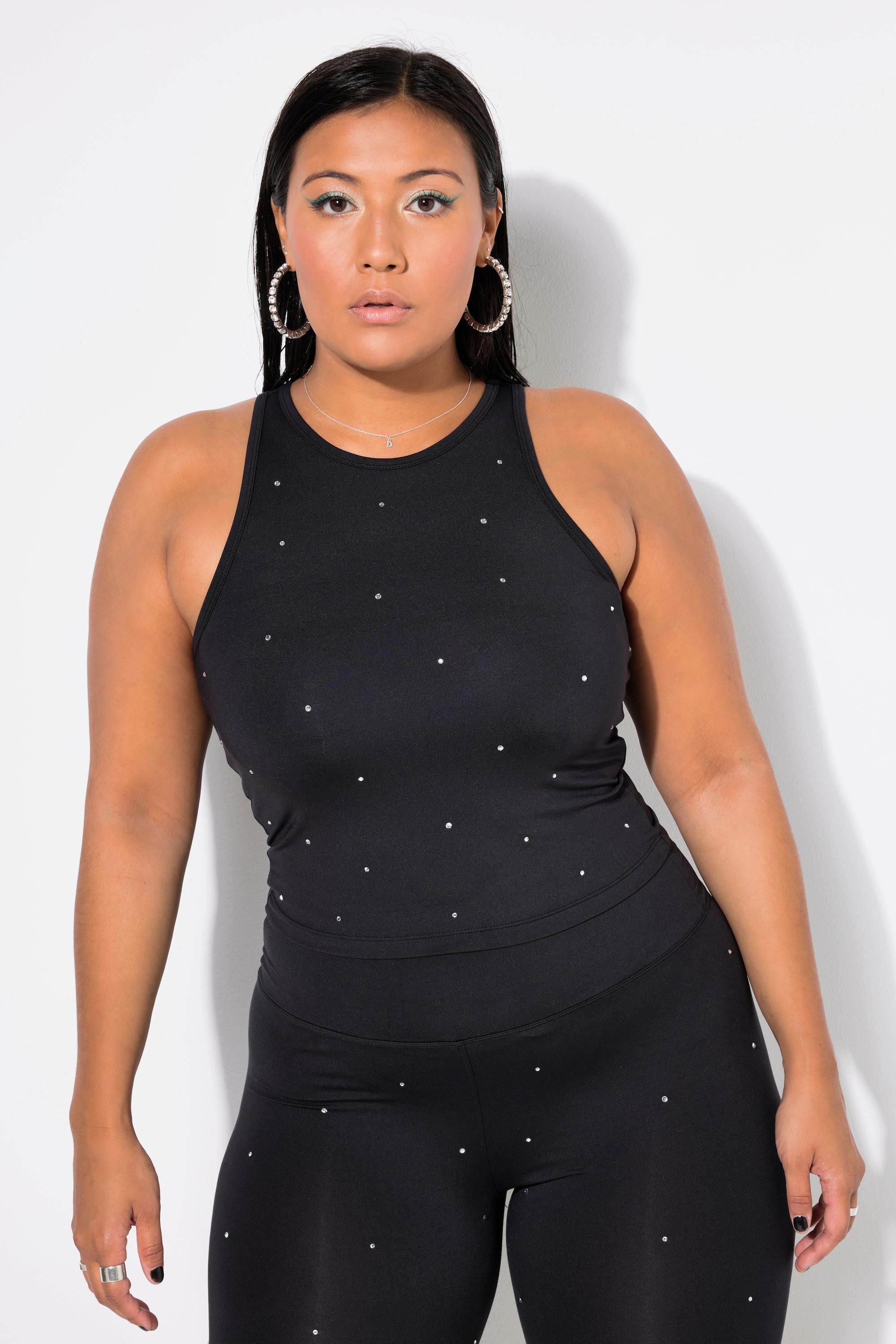 Studio Untold  Crop top dal taglio aderente con applicazioni brillanti 