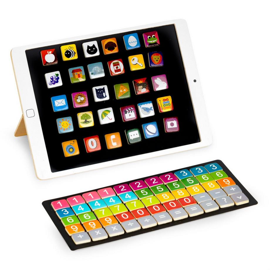 Northio  Tablette éducative en bois, tableau magnétique ECOTOYS 