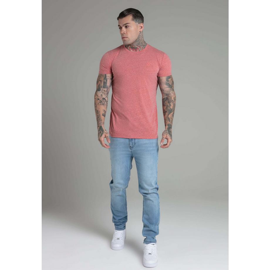 Sik Silk Marl T-Shirt Orange  