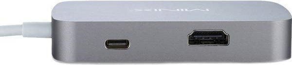 MINIX  Neo C-G USB-C Multiport Adapter - silber 