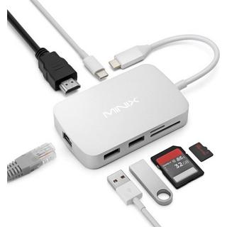 MINIX  Neo C-G USB-C Multiport Adapter - silber 
