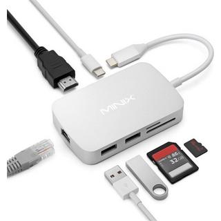 MINIX  Neo C-G USB-C Multiport Adapter - argento 