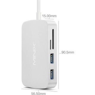 MINIX  Neo C-G USB-C Multiport Adapter - silber 