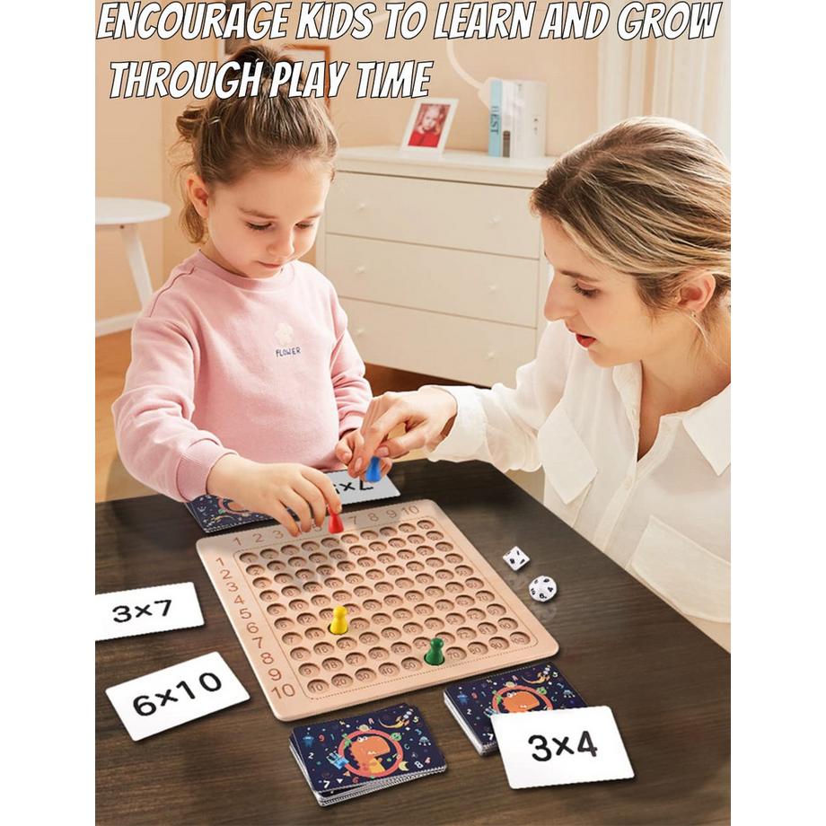 Activity-board  Multiplikationstafel, Mathe lernen für Grundschulkinder, Zahlenlernspiel Aufgaben 