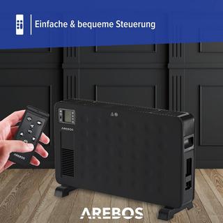 Arebos Tragbarer Konvektor 2300 W Heizgerät Heizkörper Heizung Elektro-Heizer  