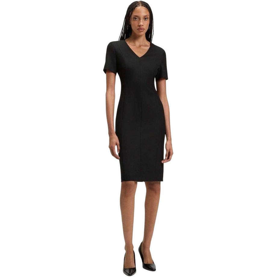 BOSS Vestito Damaisa Scollo a V Maniche Corte  