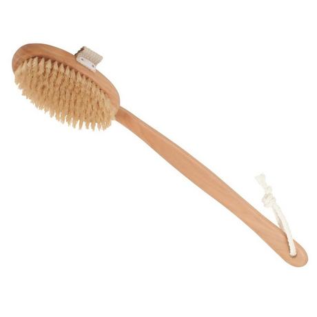 diaqua Brosse de bain manche courbé avec poils de sanglier  