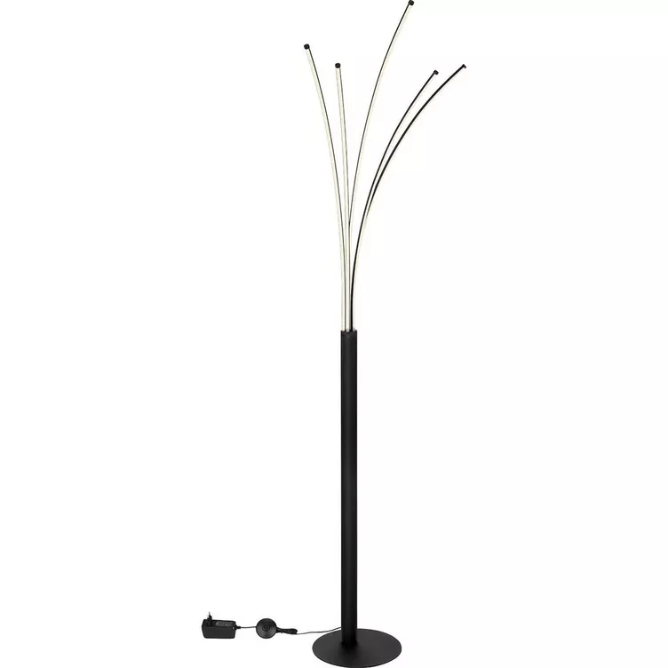 mutoni Stehleuchte Bizzy Metall schwarz matt LEDonline kaufen MANOR VA9547