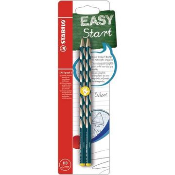 STABILO Bleistift EASYgraph S HB B-53103-5 petrol, L 2 Stück