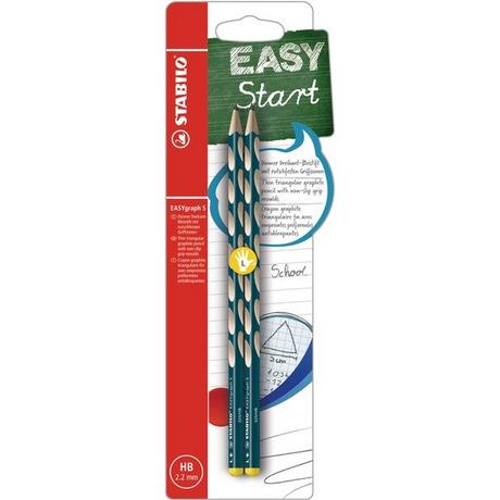 STABILO STABILO Bleistift EASYgraph S HB B-53103-5 petrol, L 2 Stück  