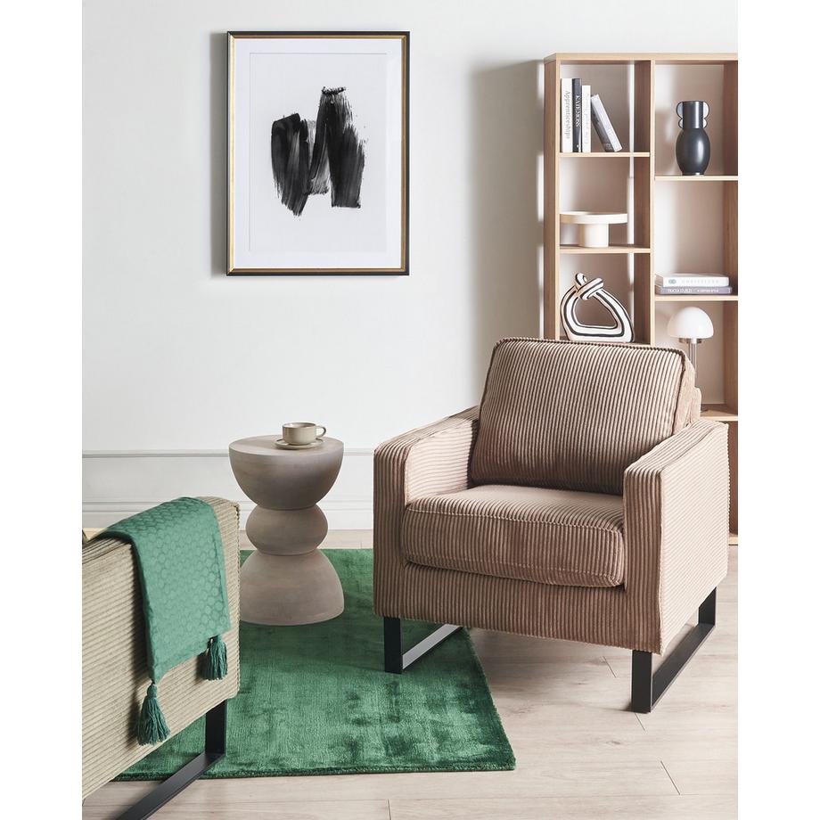 Beliani Sessel aus Cord Retro VIND  