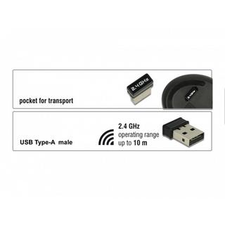 DeLock  12528 Maus rechts RF Wireless Optisch 1000 DPI 