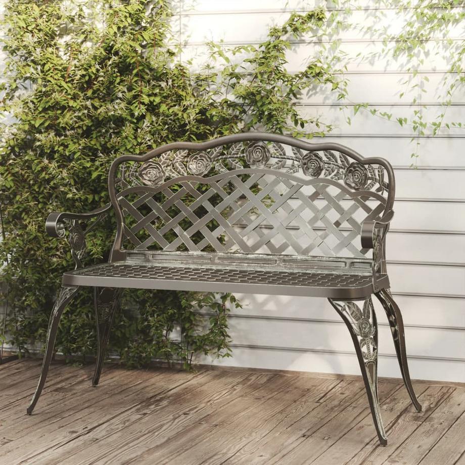 VidaXL Gartenbank aluminium  