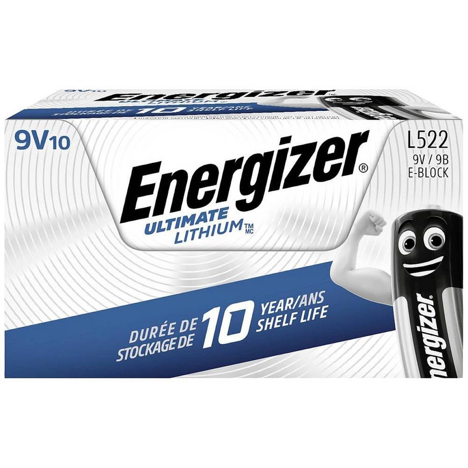 Energizer  Ultimate Lithium 9V-Block-Batterien 