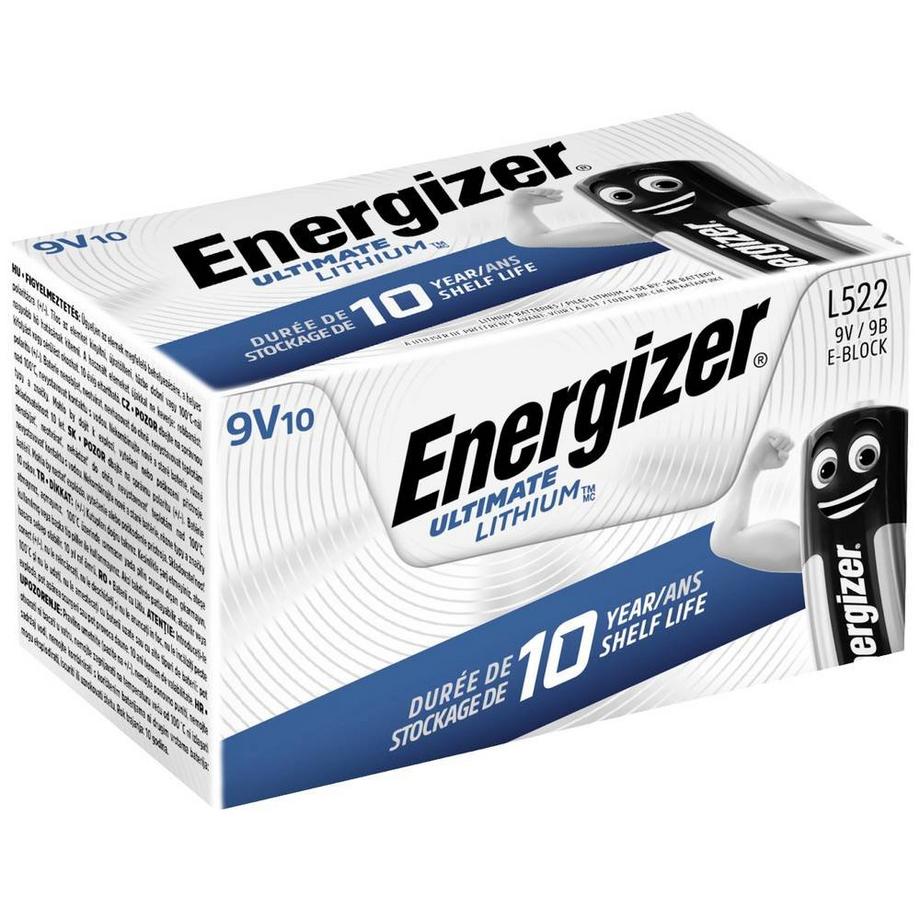 Energizer  Ultimate Lithium 9V-Block-Batterien 