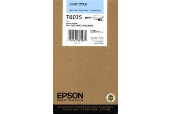 EPSON  EPSON Tintenpatrone light cyan T603500 Stylus Pro 7880/9880 220ml 