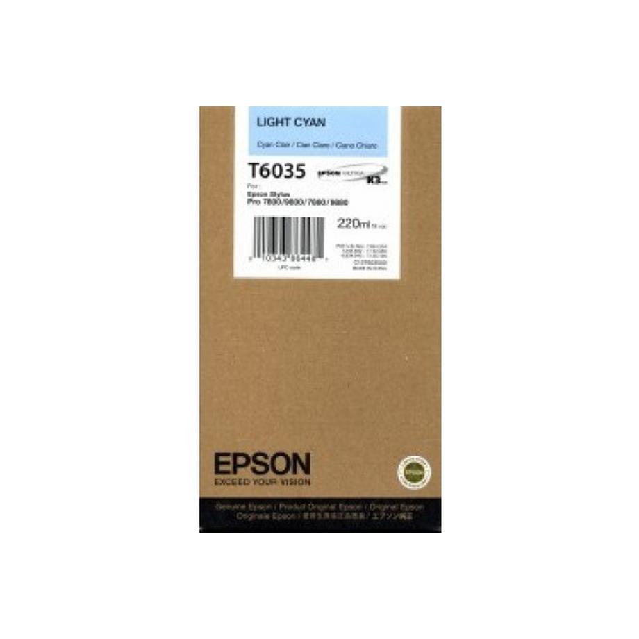 EPSON Tintenpatrone light cyan T603500 Stylus Pro 7880/9880 220ml