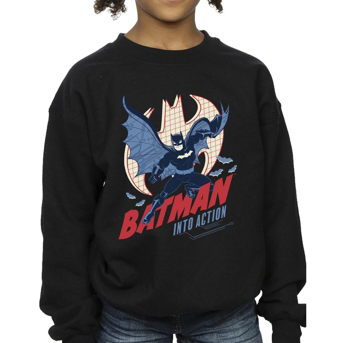 DC COMICS  Into Action Sweatshirt 