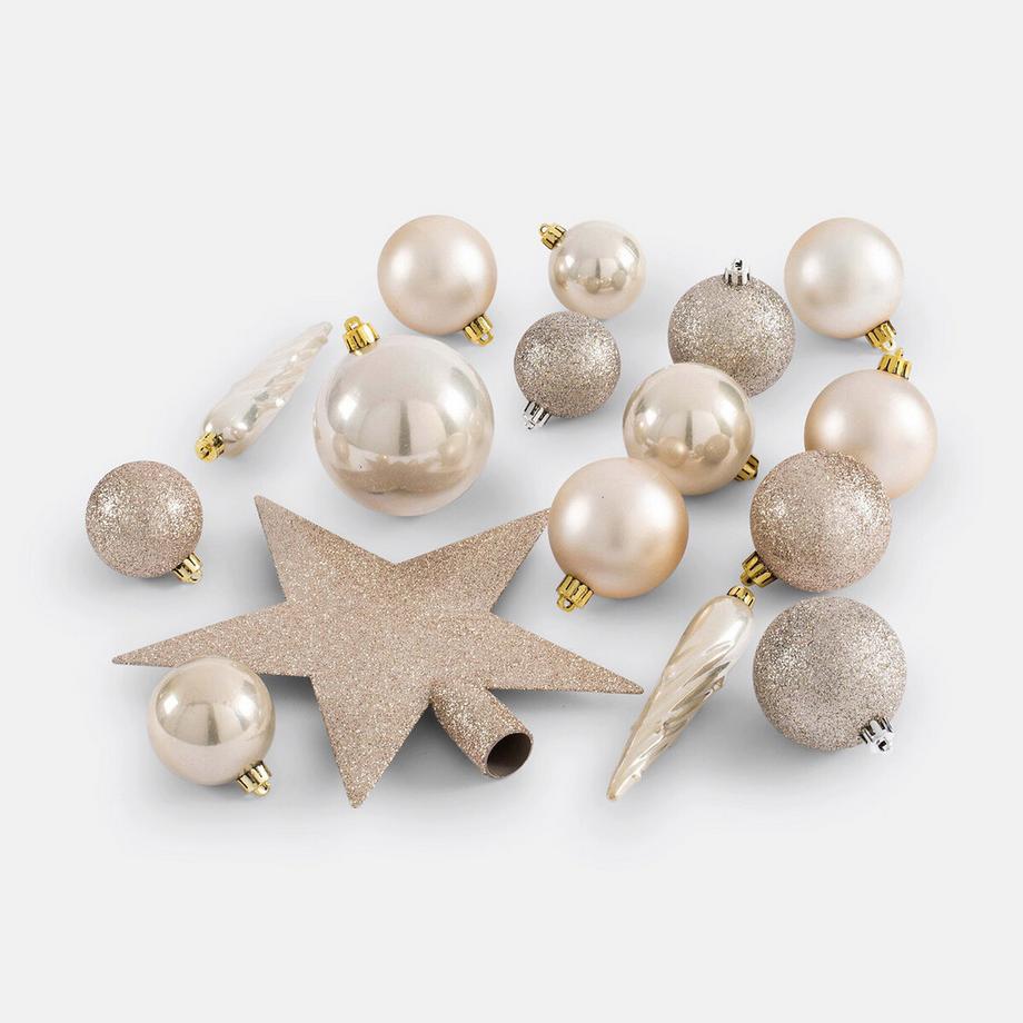 La Redoute Intérieurs  33-teiliges Set mit Weihnachtsdeko Caspar 