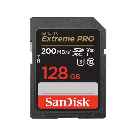 SanDisk  SANDISK SDXC Extreme Pro 128 GB 200 MB/s UHS-I C10 V30 U3 