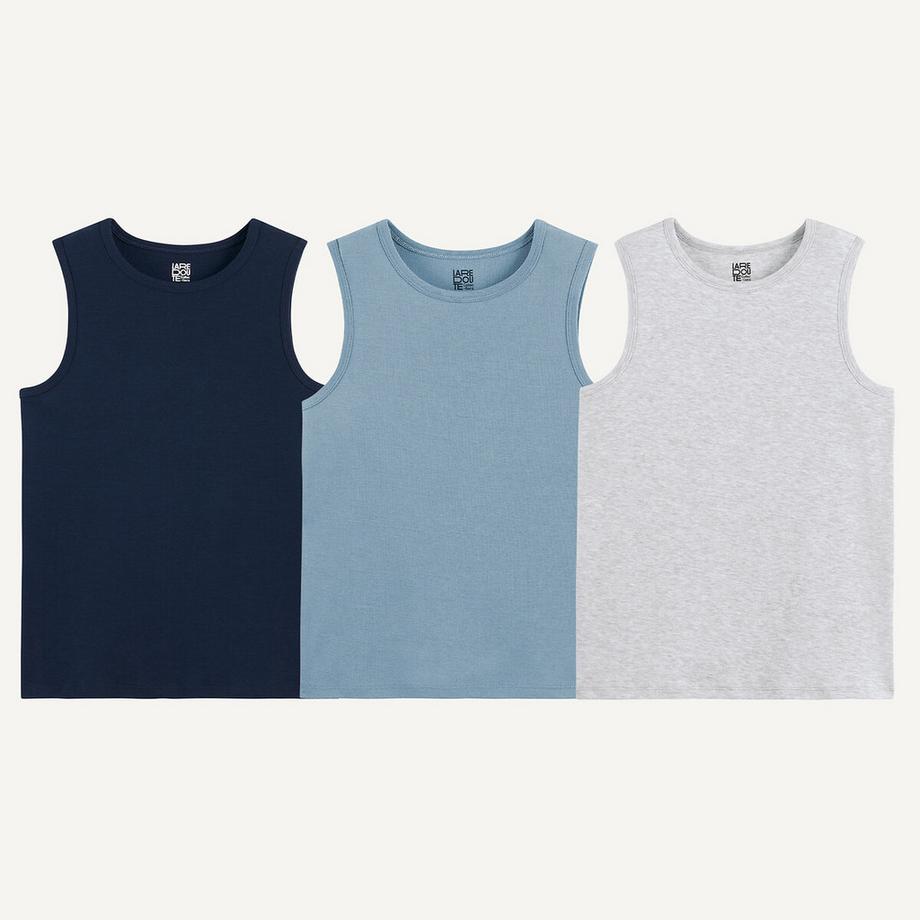 Lot de 3 maillots de corps sans manches
