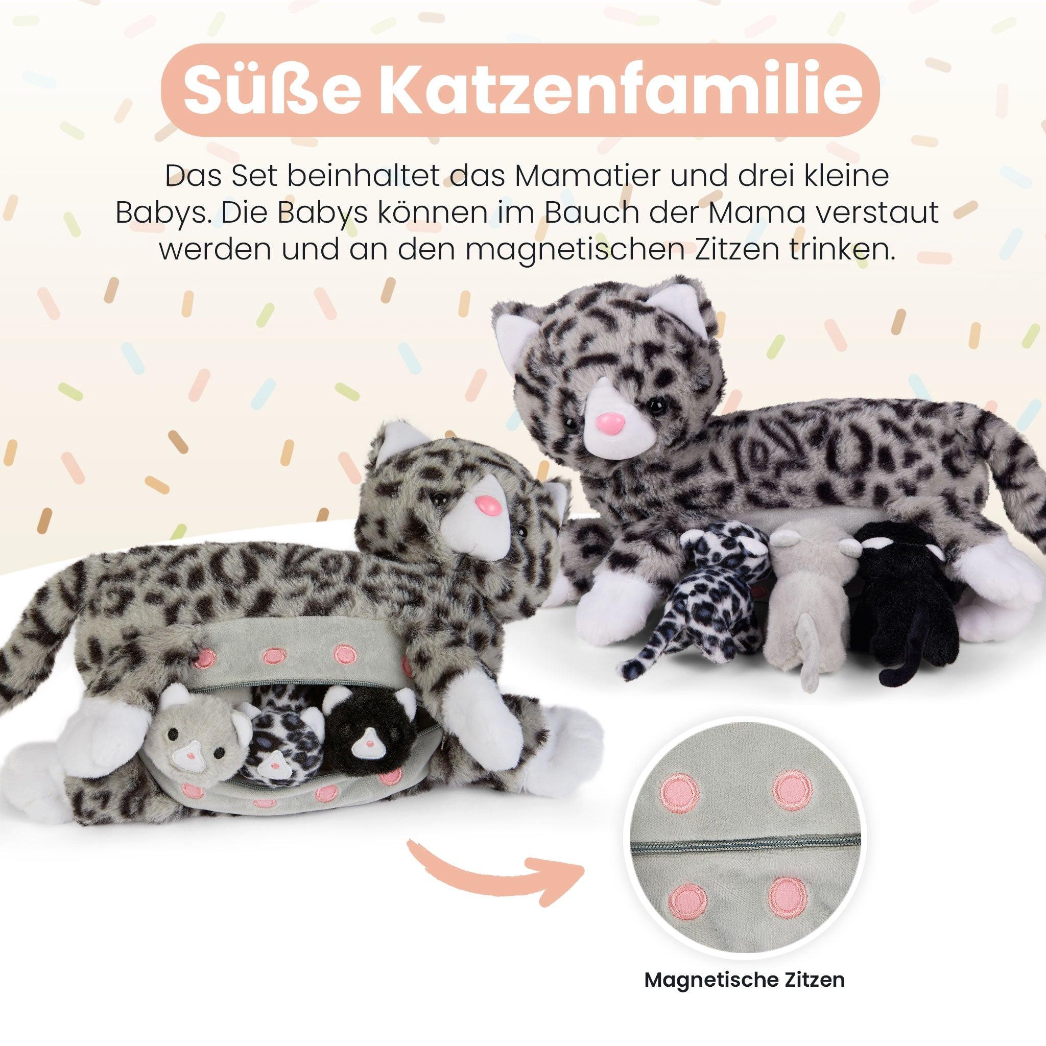 Mamanimals  Mama Katze & Babys (25cm) 