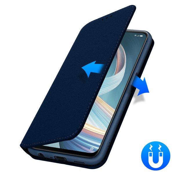 Avizar  Custodia Flip Oppo Reno 4Z blu 