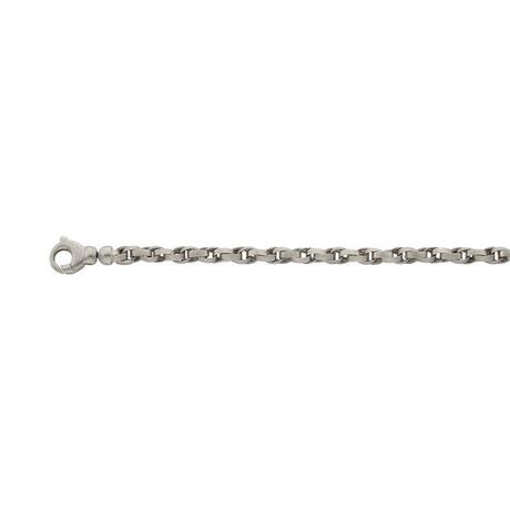 MUAU Schmuck  Bracelet fantaisie en or blanc 750, 5mm, 19cm 