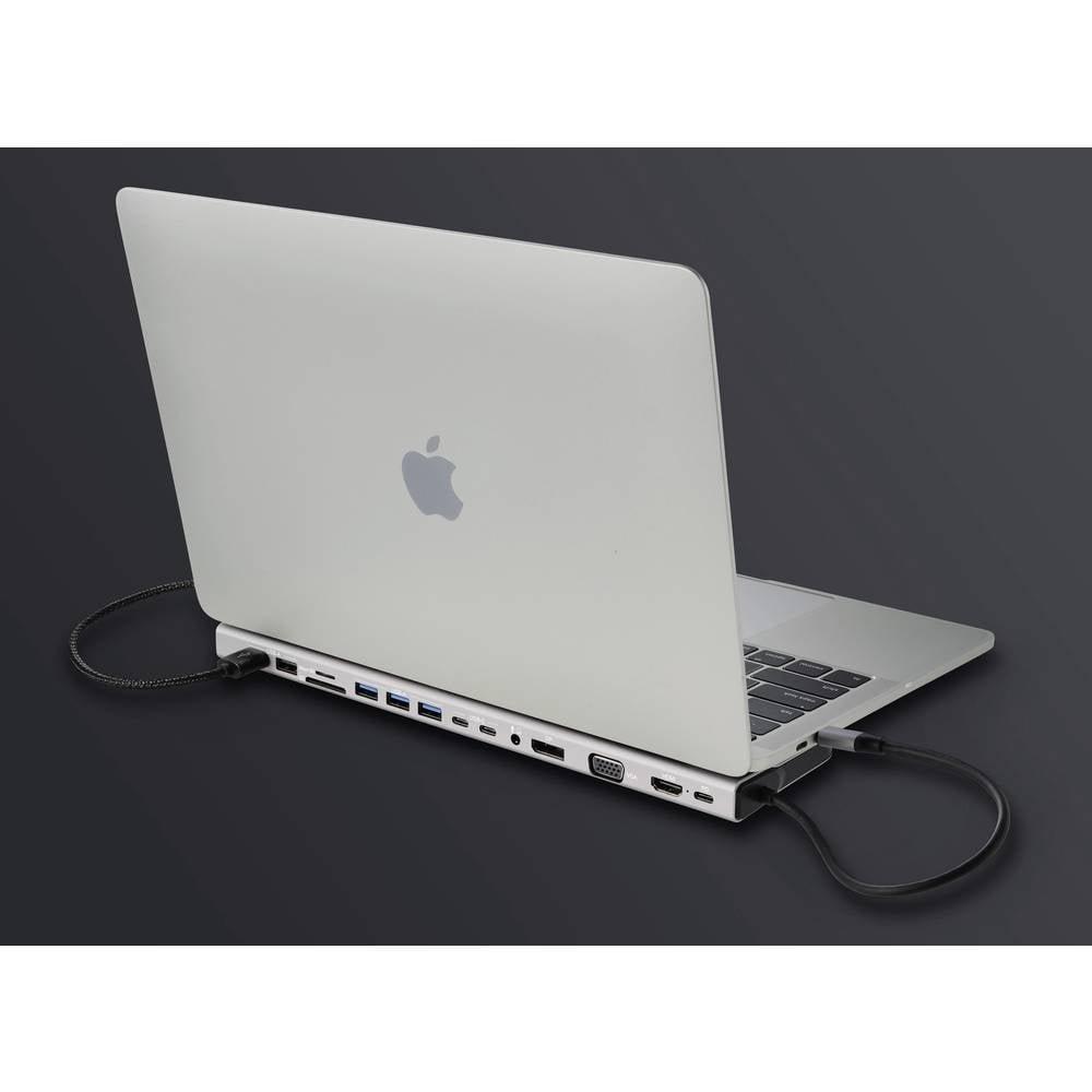 Renkforce  Renkforce 15-in-1 USB-C Notebook Dockingstation 