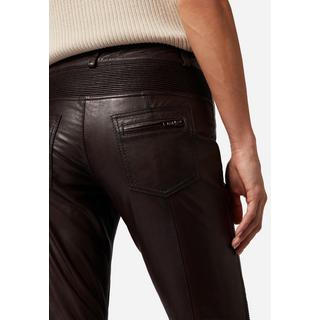 RICANO  Pantalon en cuir  Donna, avec éléments de biker 