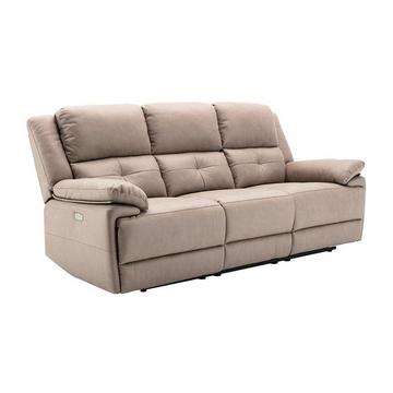 Relaxsofa elektrisch 3Sitzer Stoff DOLENE