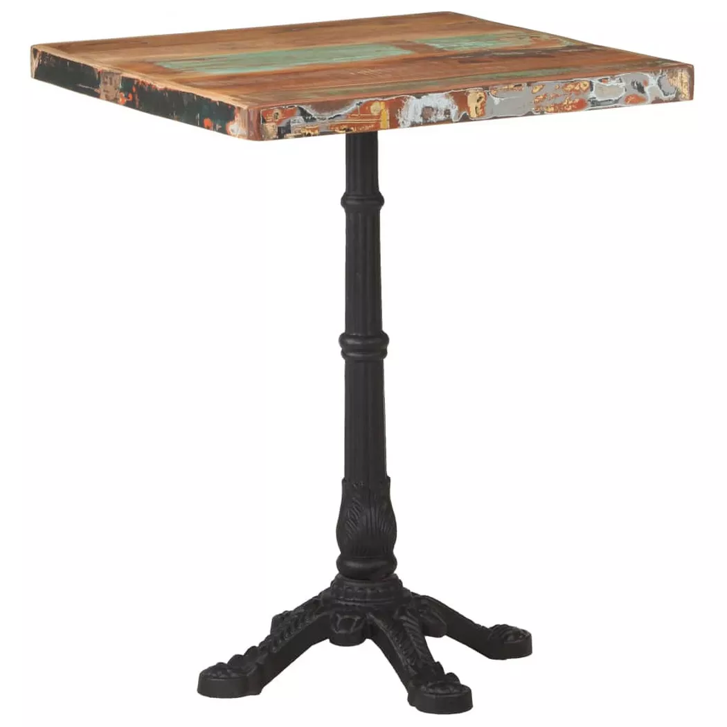 VidaXL - Table de bistro bois, One Size, Marron