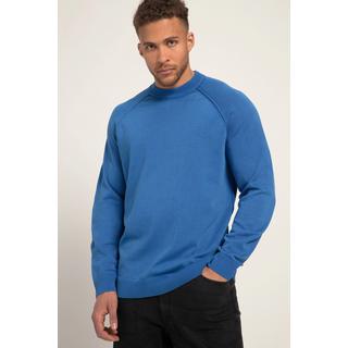 Sthuge  Pull à manches longues, petit col cheminée et délavage stonewashed - jusqu'au 8 XL 