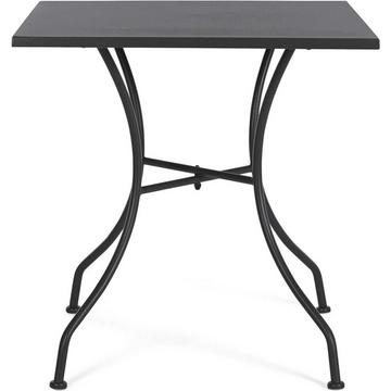 Table de jardin Kelsie anthracite 70x70