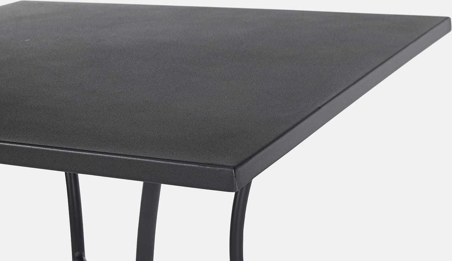 mutoni Table de jardin Kelsie anthracite 70x70  