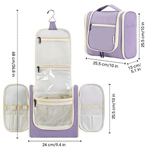 Only-bags.store  Trousse de toilette – Trousse à cosmétiques – Trousse de toilette, Violet (Grande) 