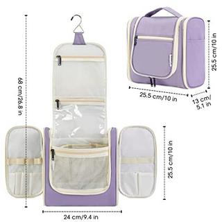 Only-bags.store  Trousse de toilette – Trousse à cosmétiques – Trousse de toilette, Violet (Grande) 