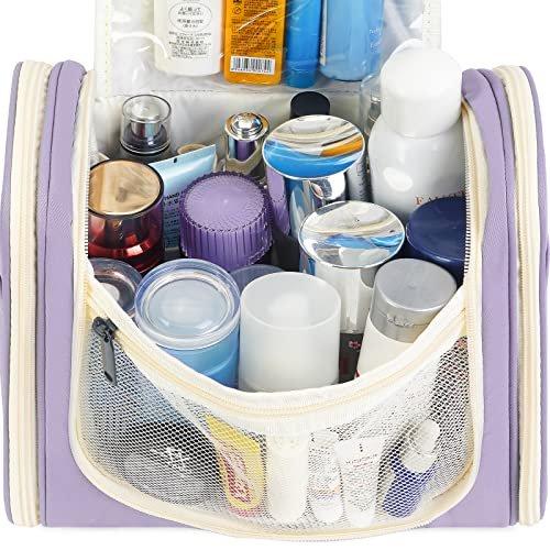 Only-bags.store  Trousse de toilette – Trousse à cosmétiques – Trousse de toilette, Violet (Grande) 