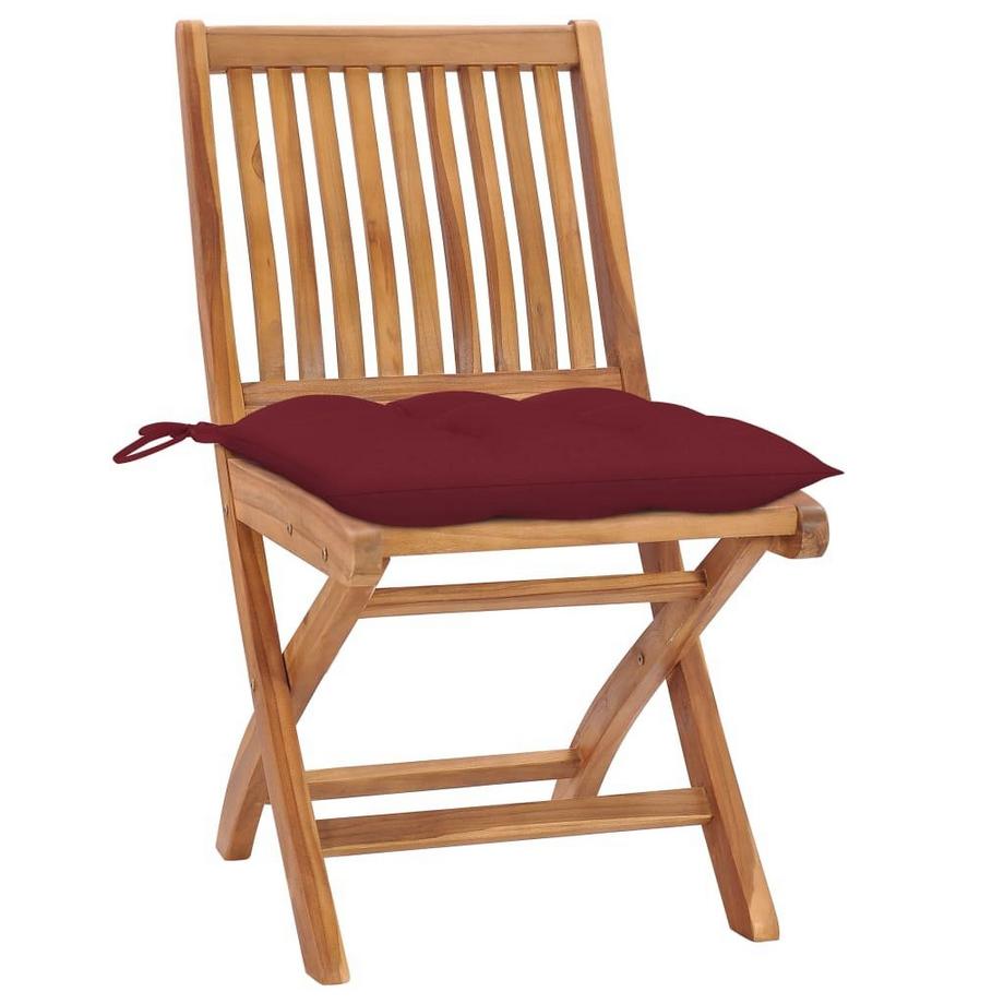 VidaXL Gartenstuhl teak  