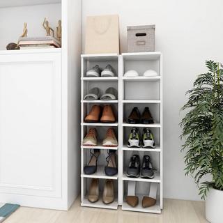 VidaXL Armoire à chaussures bois d'ingénierie  