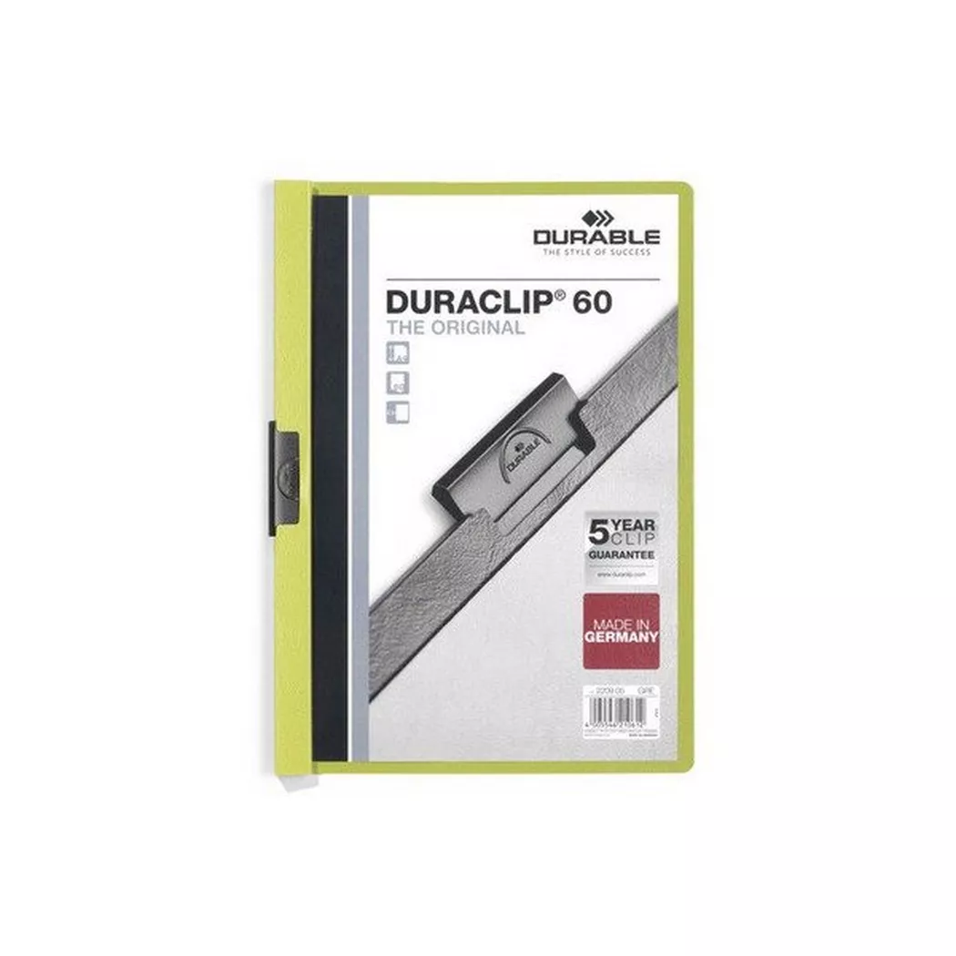Durable DURACLIP 60 A4 Folder Green 25 220905