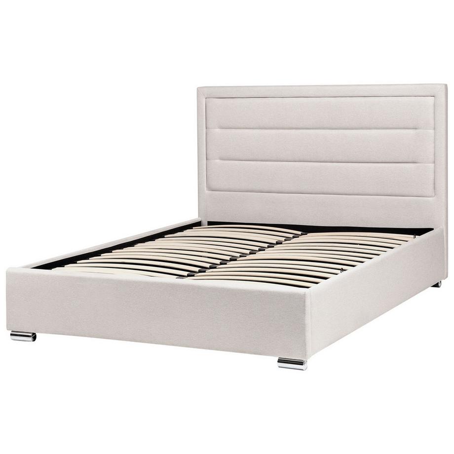 Beliani Lit ottoman en Tissu Moderne ROUEN  